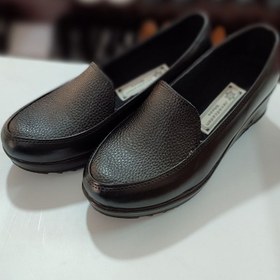 تصویر کفش طبی زنانه کد 2104 - مشکی / Women's medical shoes code 2104