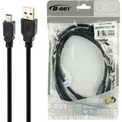 تصویر کابل مینی یو اس بی D-Net 1.5m ا D-Net 1.5m Mini USB Cable D-Net 1.5m Mini USB Cable
