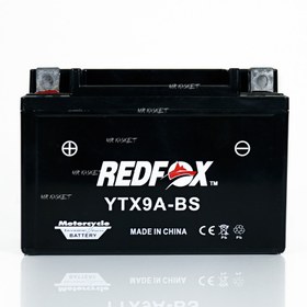 تصویر باتری موتورسیکلت RedFox مدل ۱۲V9H (پالس و آپاچی و تریل) 