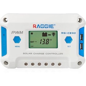 تصویر شارژ کنترلر 30آمپر RG-CE20 PWM برند RAGGIE 