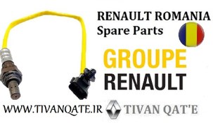 تصویر سنسور اکسیژن زرد ال90 و ساندرو و استپ وی اصلی وارداتی T.ONE رنو رومانی کد99040015 RENAULT ROMANIA Spare Parts