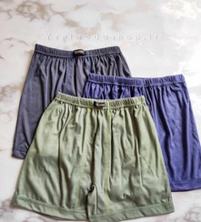 تصویر شورت مردانه پادار سایز XXL رنگ سبز 