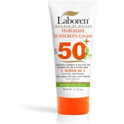 تصویر کرم ضد آفتاب لابورن مناسب پوست های چرب و جوش دار با +SPF50 حجم 50 میل - بی رنگ 