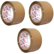 تصویر چسب پهن رازی مدل Packing Tape عرض 5 سانتی متری مجموعه 3 عددی 
