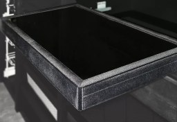 تصویر شلف ریلی داخل کمد لباس رنگ مشکی مخمل سایز 90 فانتونی کد J312 