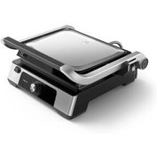 تصویر دستگاه ساندویچ و تست گریل توستر سری 5000 درجه حرارت قابل تنظیم سطح بزرگ اورجینال Philips 