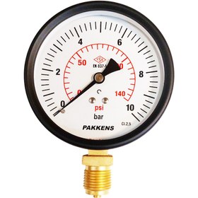 تصویر مانومتر پکنز صفحه 10 سانتی خشک 0 تا 10 عمودی 