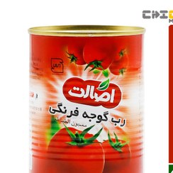 تصویر کنسرو رب گوجه فرنگی قوطی درب آسان بازشو اصالت 