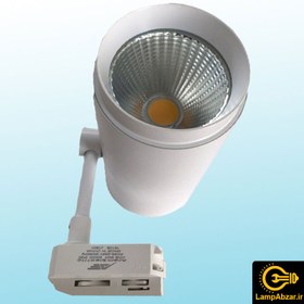 تصویر چراغ ریلی 30 وات T4 پایه فلزی بدون لنز آرام الکتریک 