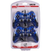 تصویر گیم پد(دسته بازی) دوبل حرفه ای شوکدار فانتزی برند XP PRODUCT مدل : 217 ORIGINAL PROFESSIONAL GAME PAD DOUBLE FANTASY BRAND XP PRODUCT MODEL: 217