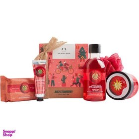 تصویر مجموعه مراقبت از بدن بادی شاپ (Body Shop) مدل Strawberry Gift Box 