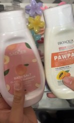 تصویر نمک بدن حمام سادور و بیوآکوا(لایه بردار و نرم کننده پوست) - هلو سادور 