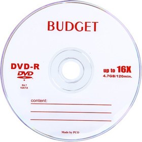 تصویر DVD خام باجت BUDGET بسته 50 عددی 