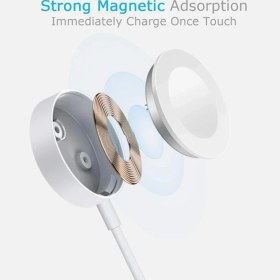 تصویر کابل شارژ مغناطیسی تایپ سی ساعت هوشمند Apple 