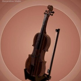 تصویر ویولون تزئینی دکوری 