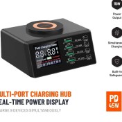 تصویر هاب استیشن شارژر پرودو Porodo Multi-Port Charging HUB 