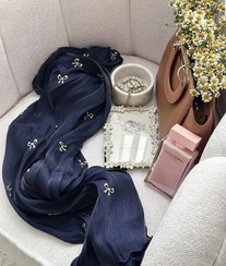 تصویر شال پاپیونی ابریشمی وارداتی مجلسی 