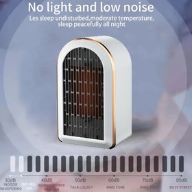 تصویر بخاری رومیزی فن هیتر مدل Fan Heater ML-9001 