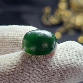 تصویر نگین سنگ طبیعی یشم معدنی کد 37356 