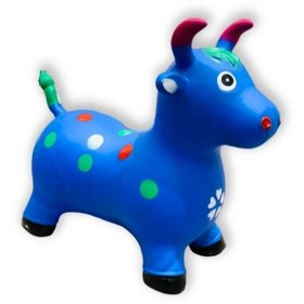 تصویر عروسک بادی گاو و گوزن 