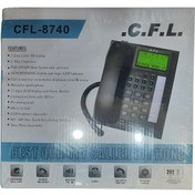 تصویر تلفن رومیزی دو خط سی اف ال CFL 8740 C.F.L.8740 telephone