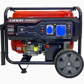 تصویر موتور برق صنعتی 10000 لانسین به همراه دستگاه جوش اینورتری inverter welding generator 10000