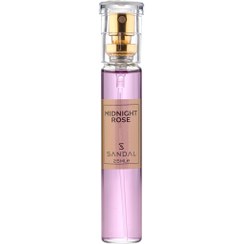 تصویر عطر جیبی زنانه مدل Midnight Rose حجم 25میل صندل Sandal Eau De Parfum Midnight Rose For Women 25ml