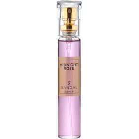 تصویر عطر جیبی زنانه مدل Midnight Rose حجم 25میل صندل Sandal Eau De Parfum Midnight Rose For Women 25ml