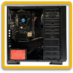 تصویر کامپیوتر دسکتاپ با پردازنده Core i3 و حافظه ۵۰۰ گیگابایت 