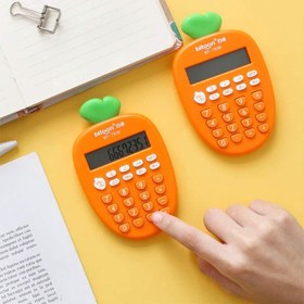 تصویر ماشین حساب طرح هویج HT-311 - آبی Carrot calculator HT-311