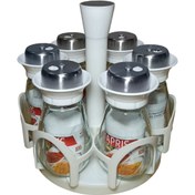 تصویر ست جا ادویه 6 پارچه کاپریس مدل بیوتی کد 01 