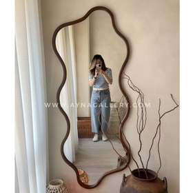 تصویر آینه قدی چوبی موژا 