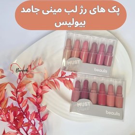 تصویر رژلب 6تایی مینی جامد بیولیس - 225 bealis mini matte lipstick