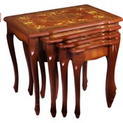 تصویر میز عسلی ۴ تیکه معرق 