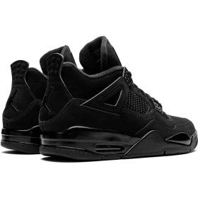 تصویر ایر جردن 4 بلک کت مدل CU1110-010 Air Jordan 4 Black Cat CU1110-010