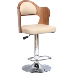 تصویر صندلی اپنی جکدار چوبی کد 03 - چرم پارس / Chobi openy chair