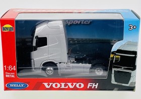 تصویر ماکت کشنده 1/64 ولی Volvo FH نقره ای 