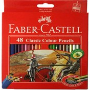 تصویر مداد رنگی 48 رنگ جعبه مقوایی فابر کستل کلاسیک Faber-Castell Classic Colour Pencils 48
