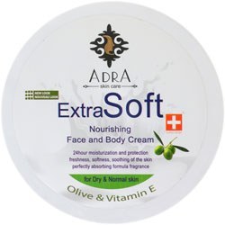 تصویر کرم مرطوب کننده اکستراسافت Adra Extra Soft Olive Oil Face And Body Cream 200ml