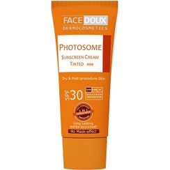 تصویر کرم ضد آفتاب رنگی فتوزوم فیس دوکس مناسب پوست خشک 40ml 