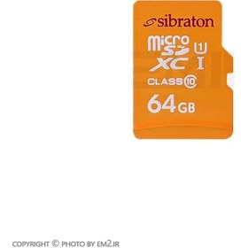 تصویر میکرو مموری sibraton مدل Class10 UHS-1 U1 580X ظرفیت 64G Memory Micro sibraton Class10 UHS-1 U1 580X 64G