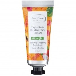 تصویر کرم مرطوب کننده دست و صورت دیپ سنس TROPICAL FRUITS HAND AND FACE MOISTURIZING CREAM DEEP SENSE 