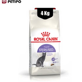 تصویر غذای خشک گربه بالغ عقیم شده رویال کنین وزن ۴ کیلوگرم 