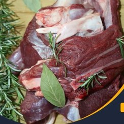 تصویر مغز ران ماهیچه پاک شده شترمرغ 