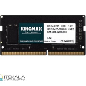 تصویر رم لپ تاپ کینگ مکس مدل KINGMAX 3200MHz 8GB DDR4 