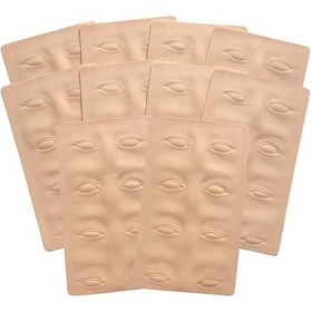 تصویر پوست مصنوعی تاتو چشم سه بعدی 