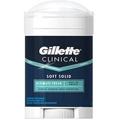 تصویر استیک ضد تعریق مردانه ژیلت Gillette مدل ULTIMATE FRESH فیروزه ای وزن 45 گرم 