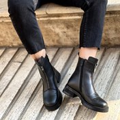 تصویر بوت زنانه چرم طبیعی مدل 405 