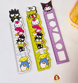 تصویر خط کش سانریو - سبز 