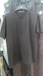 تصویر تیشرت ساده بیسیک نخ پنبه رنگ طوسی روشن - 2XL Plain T-shirt Basic cotton cotton color gray melange